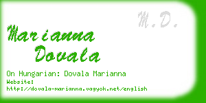 marianna dovala business card